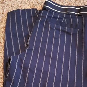Maurices NAVY pin stripe ankle pant
